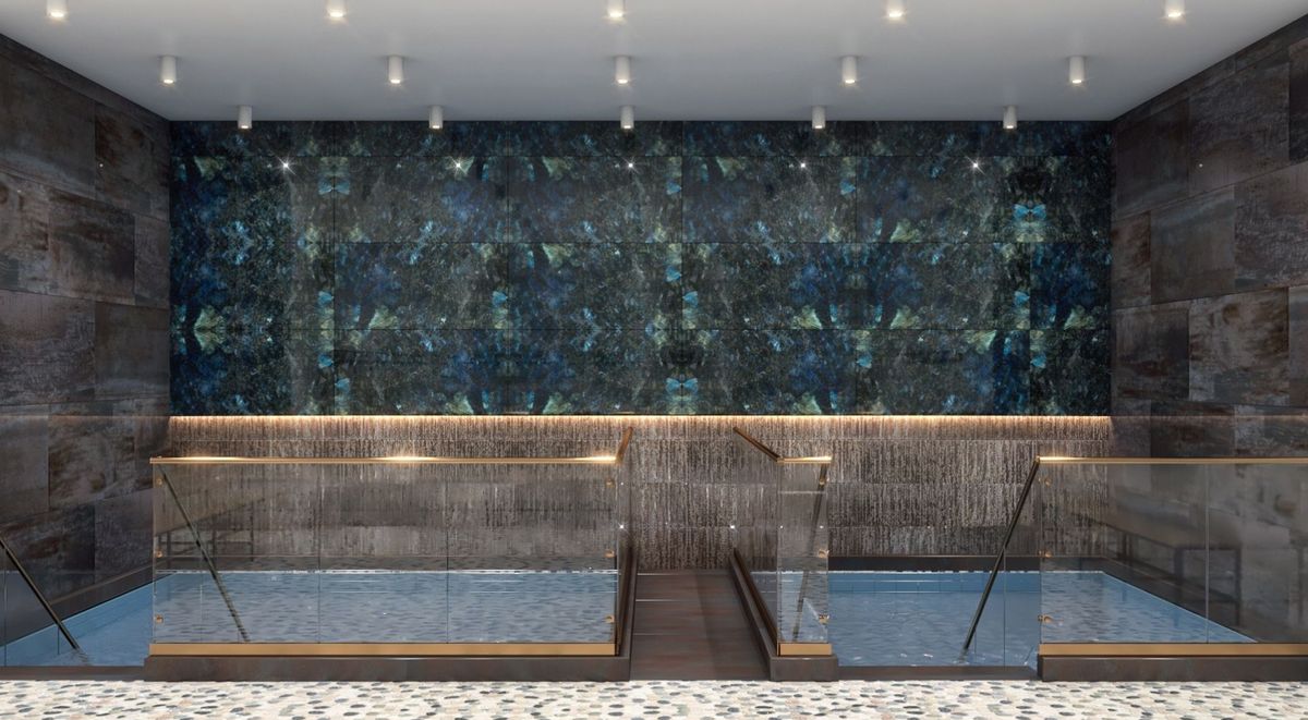 The mikvah pool